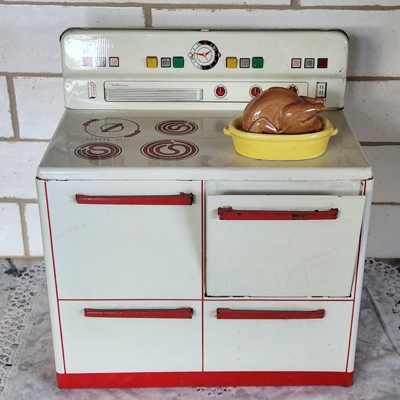 Vintage 1950s Wolverine Tin Litho Play Toy Stove/Oven - Picture 11 of 11